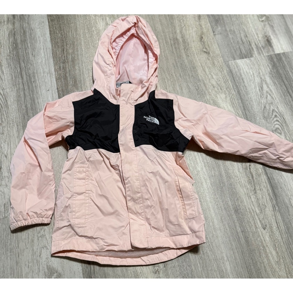 The North Face Toddler 3T‎ Pink Black Hooded Windbreaker Jacket Mesh Lined Coat